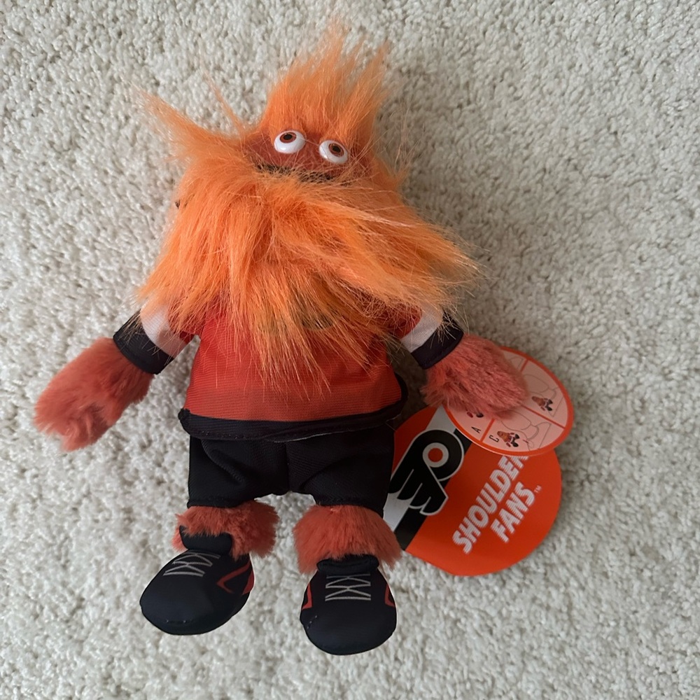 Philadelphia Flyers Gritty NHL Shoulder Fans Mascot New With Tags